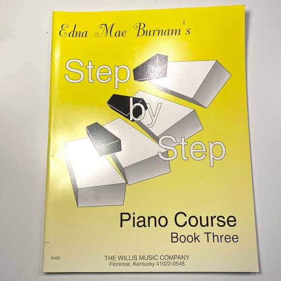 Edna Mae Burnam's Step by Step Piano Course Book Three by Willis Music - Picture 1 of 4